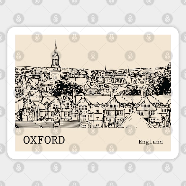 Oxford England Sticker by Lakeric